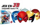 Jeux Vidéo Marvel Super Heroes 3D Grandmaster's Challenge + 5 masques Wii