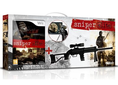 Jeux Vidéo Sniper Elite + Sniper Gun Black Wii