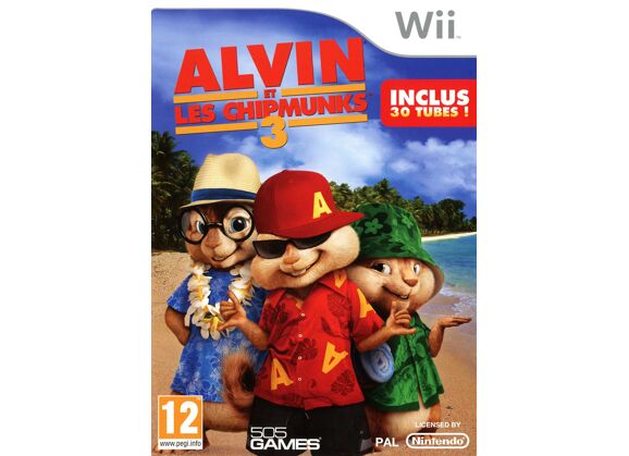 Image Jeux Vidéo Alvin et les Chipmunks 3 Wii