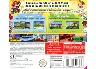 Jeux Vidéo Paper Mario Sticker Star 3DS