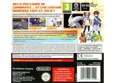 Jeux Vidéo Pokémon Version Blanche 2 DS