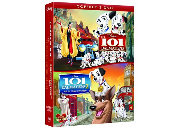 Image DVD Les 101 Dalmatiens + 101 Dalmatiens 2 : Sur La Trace Des Héros DVD Zone 2