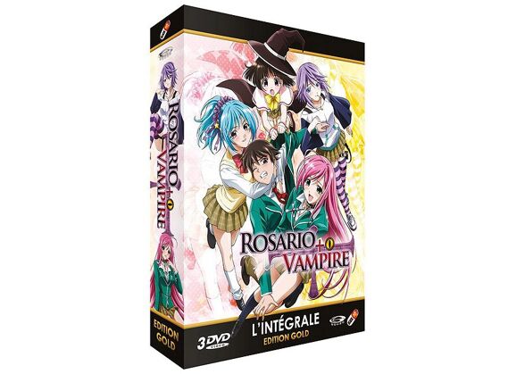Image DVD Rosario + Vampire - Intégrale - Edition Gold (3 Dvd) DVD Zone 2