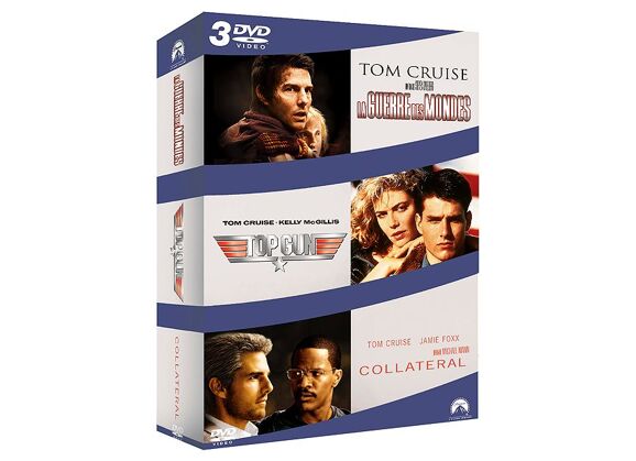 Image DVD La Guerre Des Mondes + Top Gun + Collateral - Pack DVD Zone 2