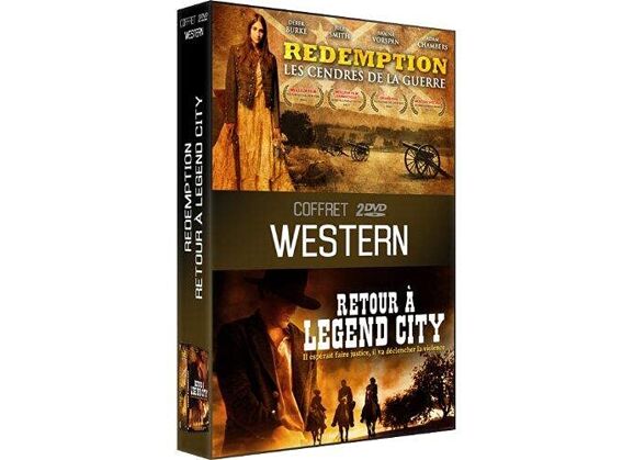 Image DVD Coffret Western : Redemption - Les Cendres De La Guerre + Retour À Legend City - Pack DVD Zone 2