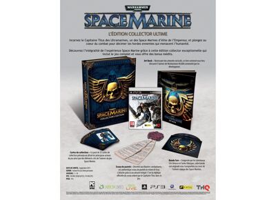 Image Jeux Vidéo Warhammer 40.000 Space Marine Edition Collector (Pass Online) PlayStation 3 (PS3)