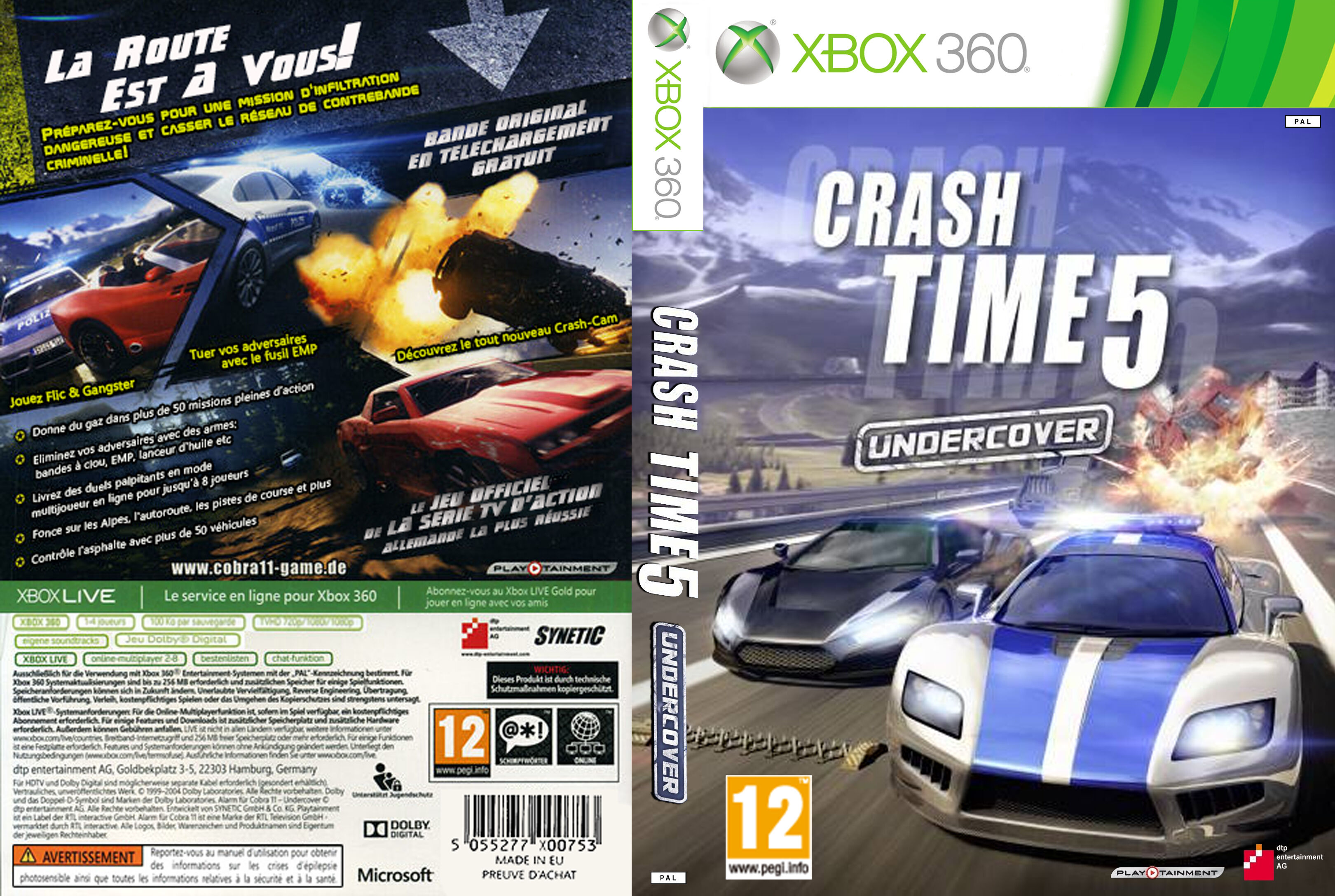 Jeux Vidéo Crash Time 5 Undercover Xbox 360 d'occasion