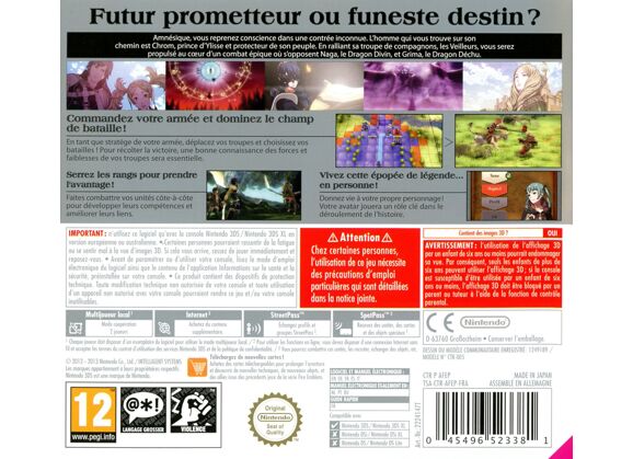 Image Jeux Vidéo Fire Emblem Awakening 3DS