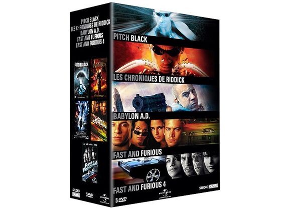 Image DVD Coffret Vin Diesel - Pack DVD Zone 2