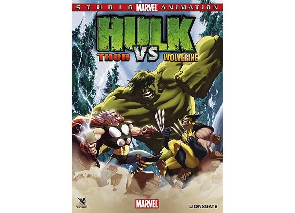 Image DVD Hulk Vs Thor & Hulk Vs Wolverine DVD Zone 2