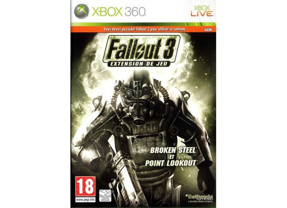 Image Jeux Vidéo Fall Out 3 Game Add on Pack 2 Xbox 360