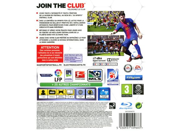 Image Jeux Vidéo FIFA 13 PlayStation 3 (PS3)