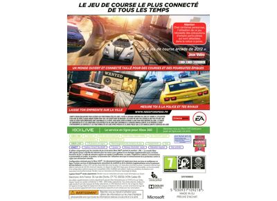 Jeux Vidéo Need for Speed Most Wanted (Pass Online) Xbox 360