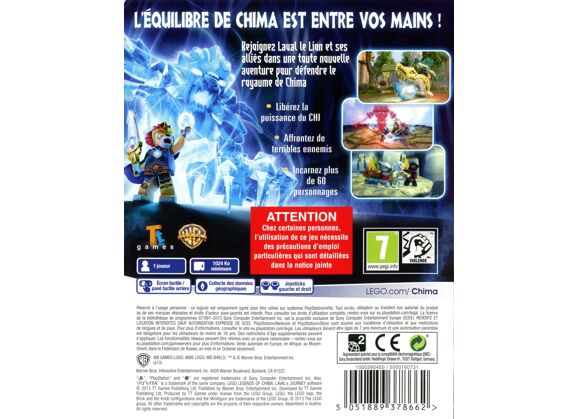 Image Jeux Vidéo LEGO Legends of Chima Le Voyage de Laval PlayStation Vita (PS Vita)