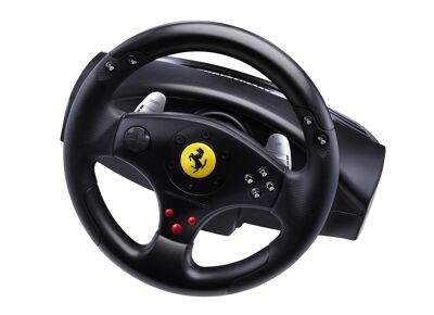Acc. de jeux vidéo THRUSTMASTER Ferrari GT Experience Roues+Pédales PC, Playstation 3 Noir