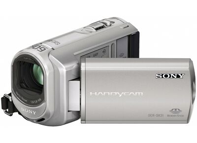 Image Caméscopes numériques SONY DCR-SX31E hand-held camcorder Noir, Argent