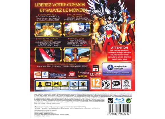 Image Jeux Vidéo Saint Seiya Brave Soldiers PlayStation 3 (PS3)