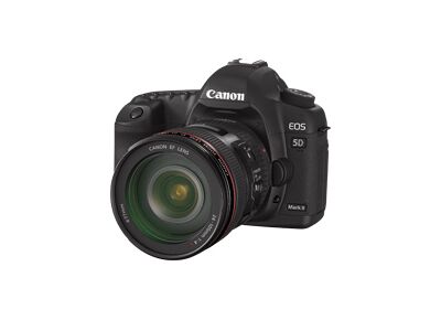 Image Appareils photos numériques CANON EOS 5D MARK II + EF 24-70mm Noir