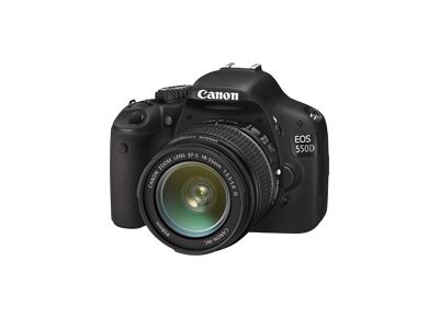 Appareils photos numériques CANON EOS 550D + EF-S 18-55mm IS Noir