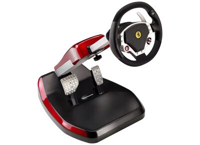 Image Acc. de jeux vidéo THRUSTMASTER Ferrari Wireless GT Cockpit 430 Scuderia Edition Roues+Pédales PC, Playstation 3 Noir, Rouge