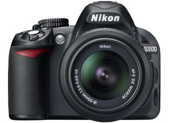 Image Appareil photo numérique NIKON D3100 kit 18-55VR + 55-300VR Noir Noir