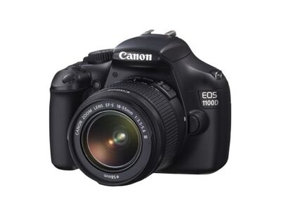 Appareils photos numériques CANON EOS 1100D + EF18-55 IS II Noir Noir