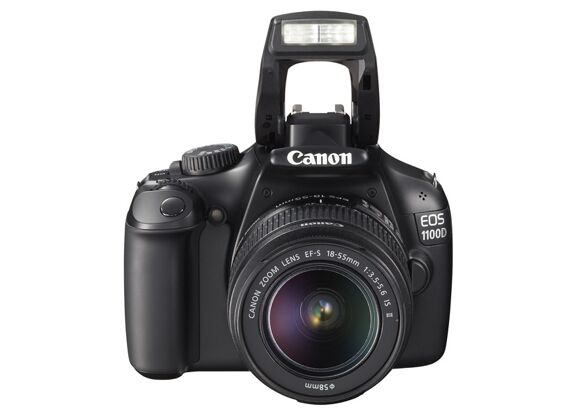 Image Appareil photo numérique CANON EOS 1100D + EF-S 18-55mm Noir Noir