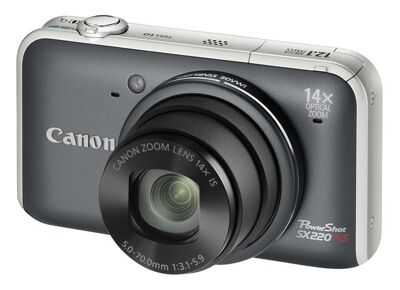 Appareils photos numériques CANON PowerShot SX220 HS Gris