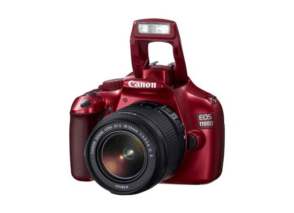 Image Appareil photo numérique CANON EOS 1100D + EF-S 18-55mm IS II Marron Marron