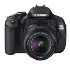 Appareils photos numériques CANON EOS 600D + EF-S 18-55mm Noir