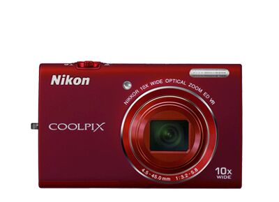 Appareils photos numériques NIKON Coolpix S S6200 Noir, Bleu, Rouge, Argent, Blanc Noir