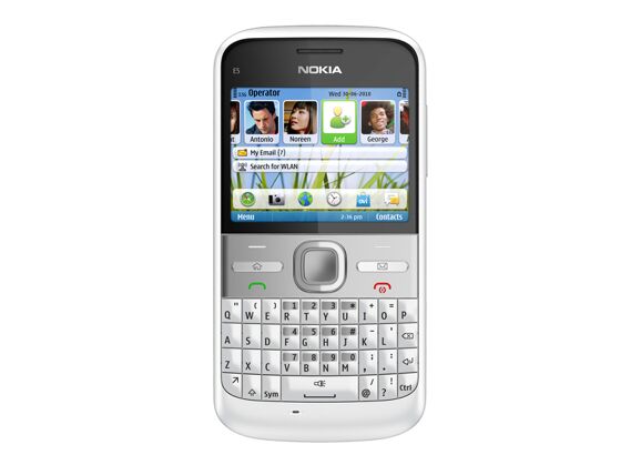 Image NOKIA E5-00 Blanc 1 Go