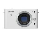 Appareils photos numériques NIKON 1 J1 + 1 Nikkor VR 10-30mm f/3.5-5.6 + 8 Go SDHC Lexar Pro 133X Blanc Blanc