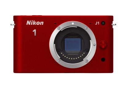 Image Appareil photo numérique NIKON 1 J1 + 1 Nikkor VR 10-30mm f/3.5-5.6 + 1 Nikkor VR 30-110mm f/3.8-5.6 + 8 Go SDHC Lexar Pro 133X Rouge Rouge