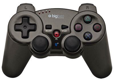 Image Acc. de jeux vidéo BIG BEN Sans Fil Metallic Pad Manette de jeu Playstation 3 Métallique