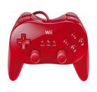 Acc. de jeux vidéo NINTENDO Manette Filaire Classique Pro Rouge Wii Wii U