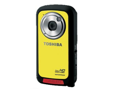 Image Caméscope numérique TOSHIBA Camileo BW10 Noir, Jaune