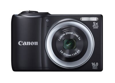 Image Appareils photos numériques CANON PowerShot A810 Noir Noir