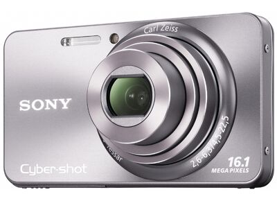Image Appareils photos numériques SONY DSC-W570 + Cover + SF-2B4 Argent Argent