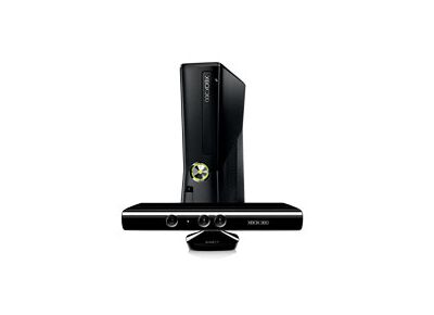 Console MICROSOFT Xbox 360 Slim Noir 4 Go + 1 manette + Kinect
