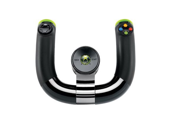 Image Acc. de jeux vidéo MICROSOFT Xbox 360 Wireless Speed Wheel Steering wheel Xbox Noir