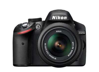 Appareils photos numériques NIKON Reflex D3200 Noir + 18-55VR mm Noir