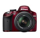 Appareils photos numériques NIKON Reflex D3200 Rouge + 18-55 VR mm Rouge