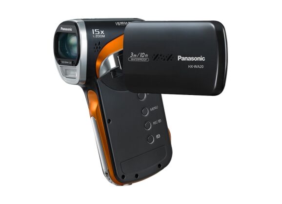 Image Caméscope numérique PANASONIC HX-WA20EF-H hand-held camcorder Noir, Orange