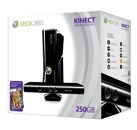 Console MICROSOFT Xbox 360 Slim Noir 250 Go + 1 manette + Kinect