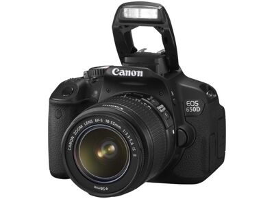 Image Appareils photos numériques CANON EOS 650D Noir Noir