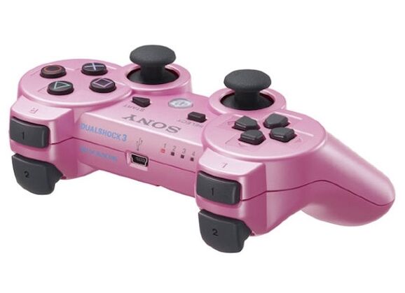 Image Acc. de jeux vidéo SONY Manette Sans Fil DualShock 3 Rose PS3