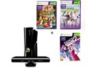 Console MICROSOFT Xbox 360 Slim Noir 250 Go + 1 manette + Kinect Sports + Dance Central 2 + Kinect