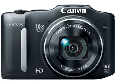 Appareils photos numériques CANON PowerShot SX160 IS Noir