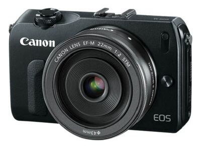 Appareils photos numériques CANON EOS M + EF-M 18-55 Noir Noir